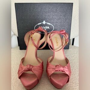 Pink high heels
